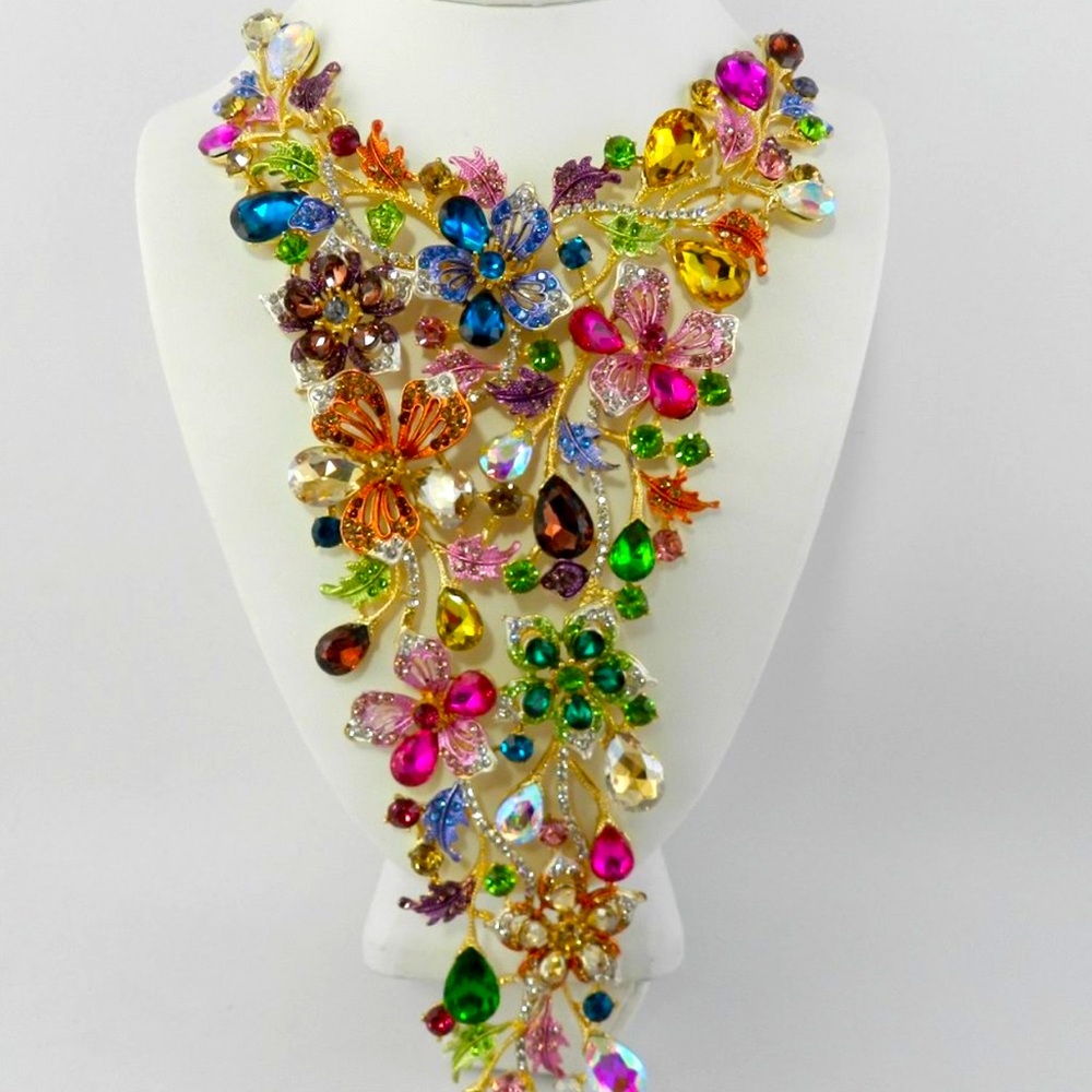 Christian Siriano Vibrant Jewel-Toned Necklace